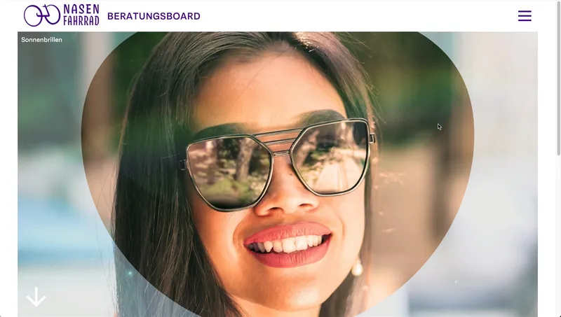 Beratungsboard - Optiker Verkaufstool