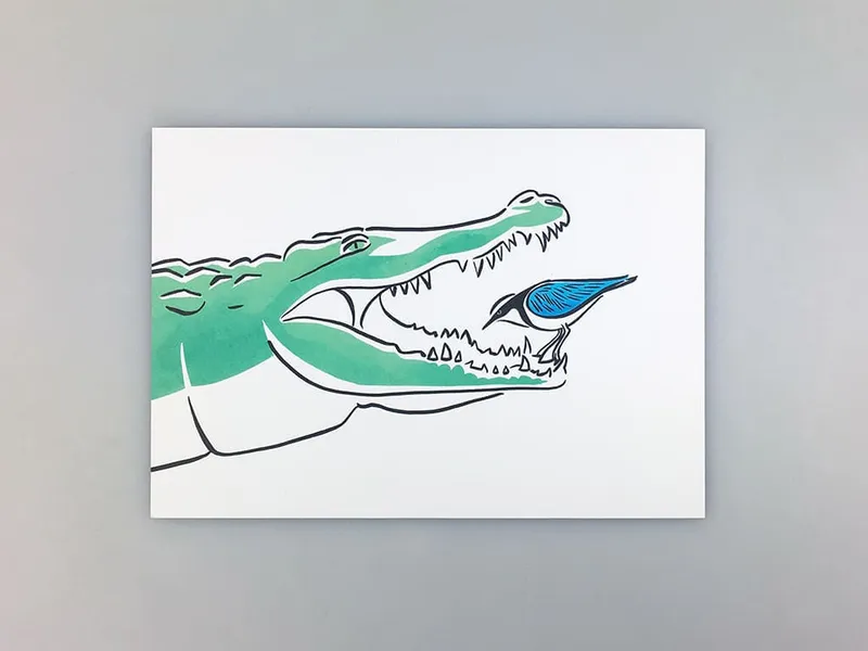 Der Krokodilwächter und das Krokodil