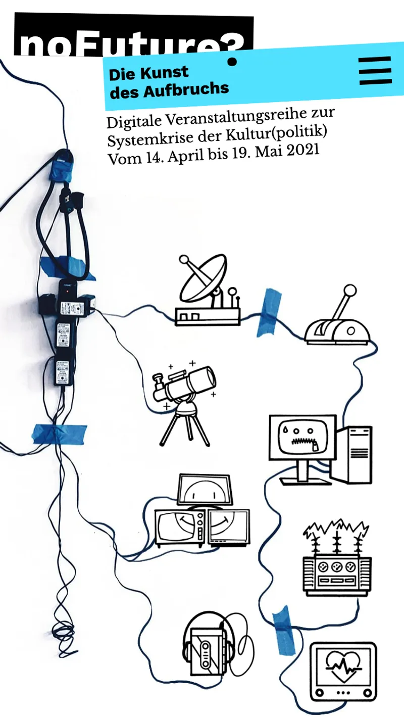 No Future Website and Illustration